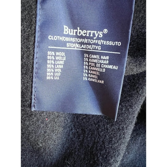 Vintage BURBERRYS‎ Short Single Trench Bomber Jacket size 12 - Picture 9 of 16